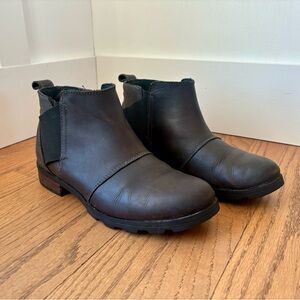 Sorel Dark Brown Ankle Boots